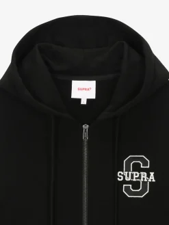VARSITY ARCH LOGO ZIP UP HOODIE