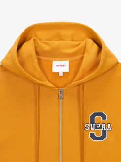 VARSITY ARCH LOGO ZIP UP HOODIE