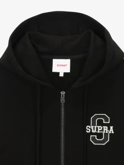 VARSITY ARCH LOGO ZIP UP HOODIE