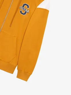 VARSITY ARCH LOGO ZIP UP HOODIE