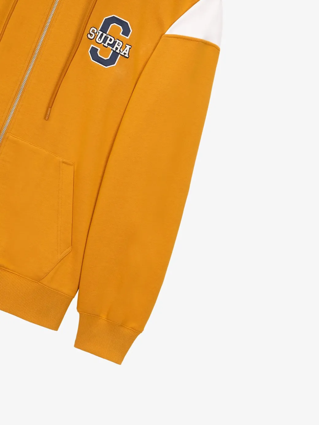 VARSITY ARCH LOGO ZIP UP HOODIE