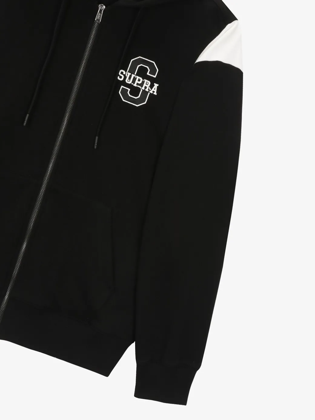 VARSITY ARCH LOGO ZIP UP HOODIE