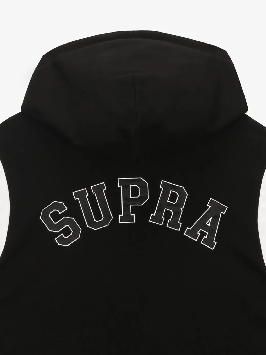 VARSITY ARCH LOGO ZIP UP HOODIE