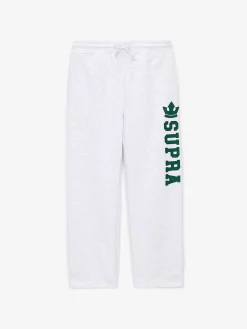 VARSITY BIG LETTERING SEMI WIDE PANTS