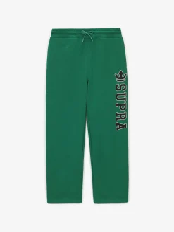 VARSITY BIG LETTERING SEMI WIDE PANTS