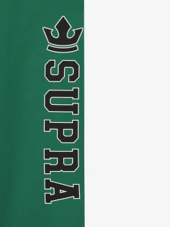 VARSITY BIG LETTERING SEMI WIDE PANTS
