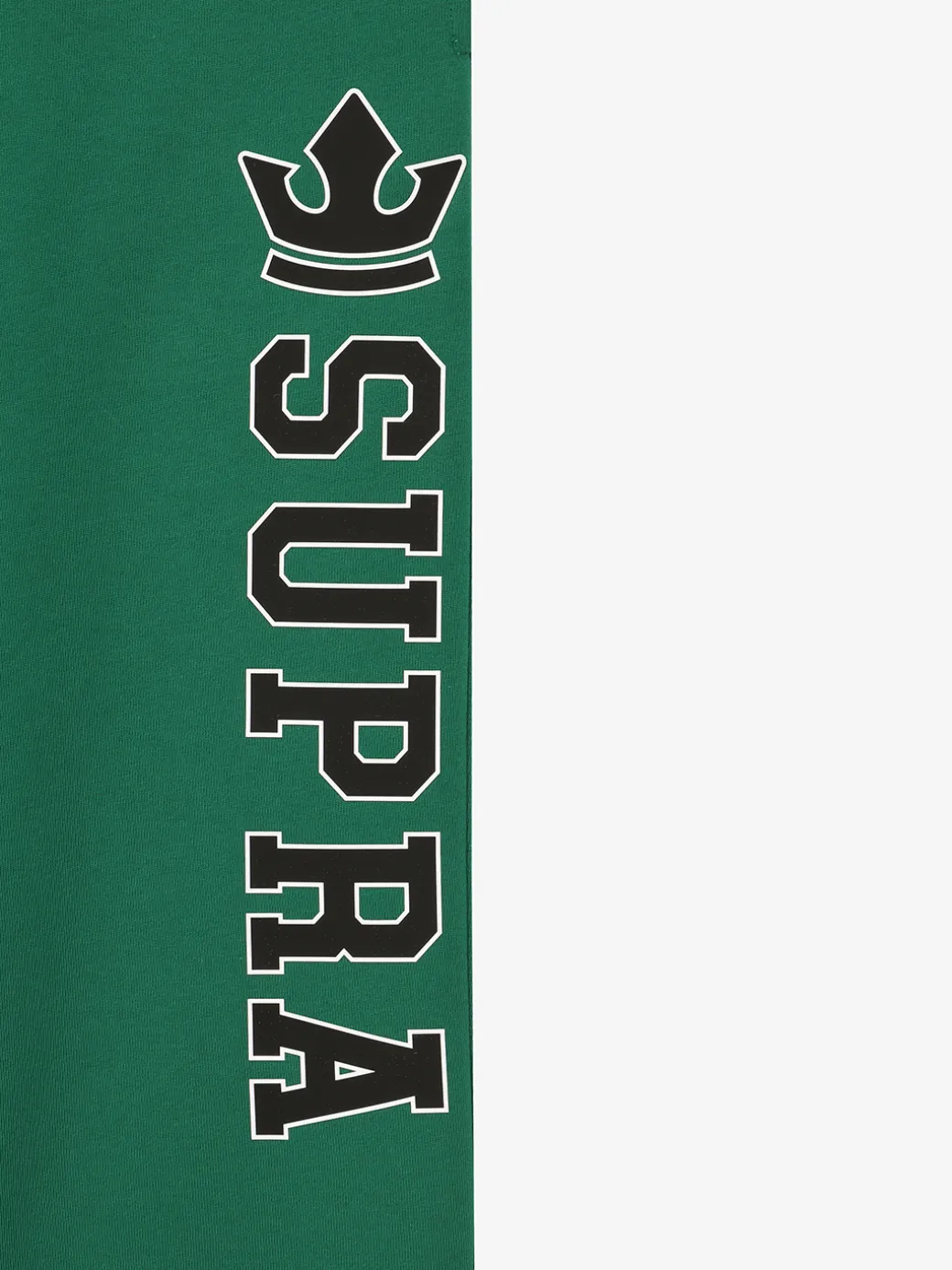 VARSITY BIG LETTERING SEMI WIDE PANTS