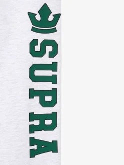 VARSITY BIG LETTERING SEMI WIDE PANTS