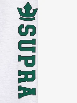 VARSITY BIG LETTERING SEMI WIDE PANTS
