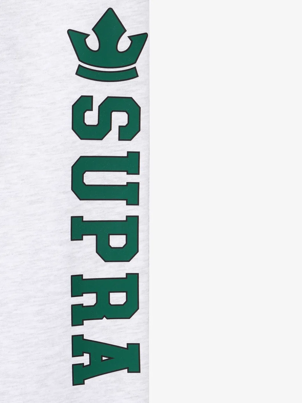 VARSITY BIG LETTERING SEMI WIDE PANTS