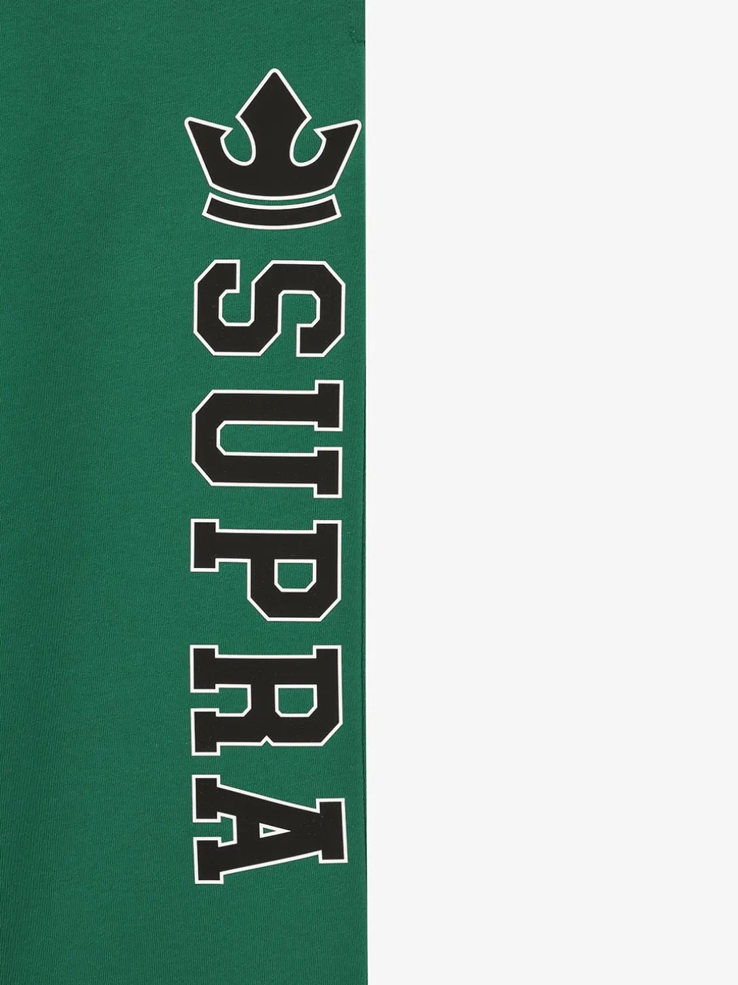 VARSITY BIG LETTERING SEMI WIDE PANTS