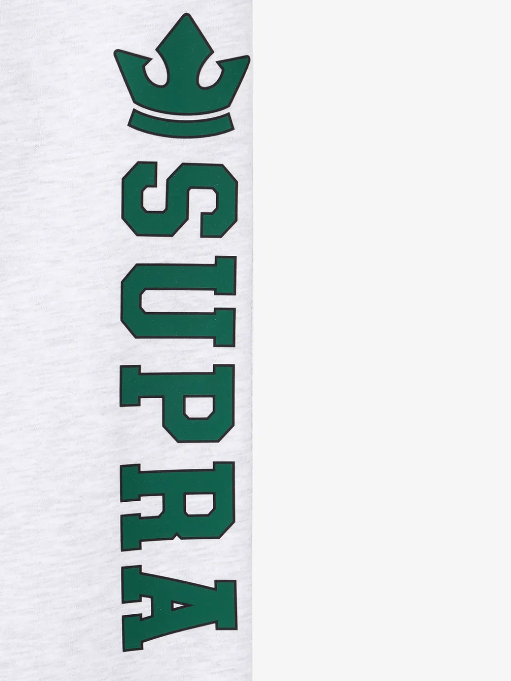 VARSITY BIG LETTERING SEMI WIDE PANTS