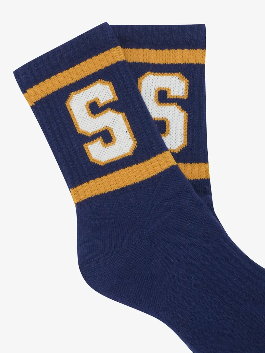 VARSITY DOUBLE STRIPE LOGO SOCKS