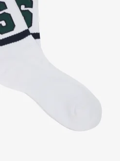 VARSITY DOUBLE STRIPE LOGO SOCKS
