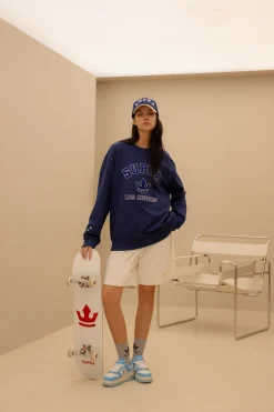 VARSITY OVER FIT SWEATSHRIT