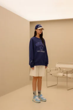 VARSITY OVER FIT SWEATSHRIT