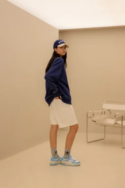 VARSITY OVER FIT SWEATSHRIT