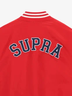 VARSITY SHOULDER BLOCK NYLON VARSITY JACKET