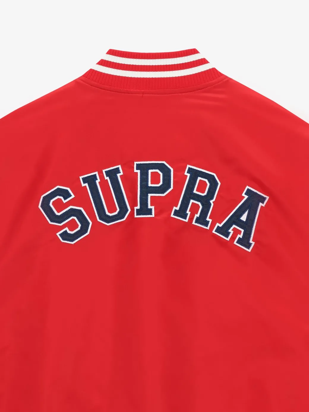 VARSITY SHOULDER BLOCK NYLON VARSITY JACKET