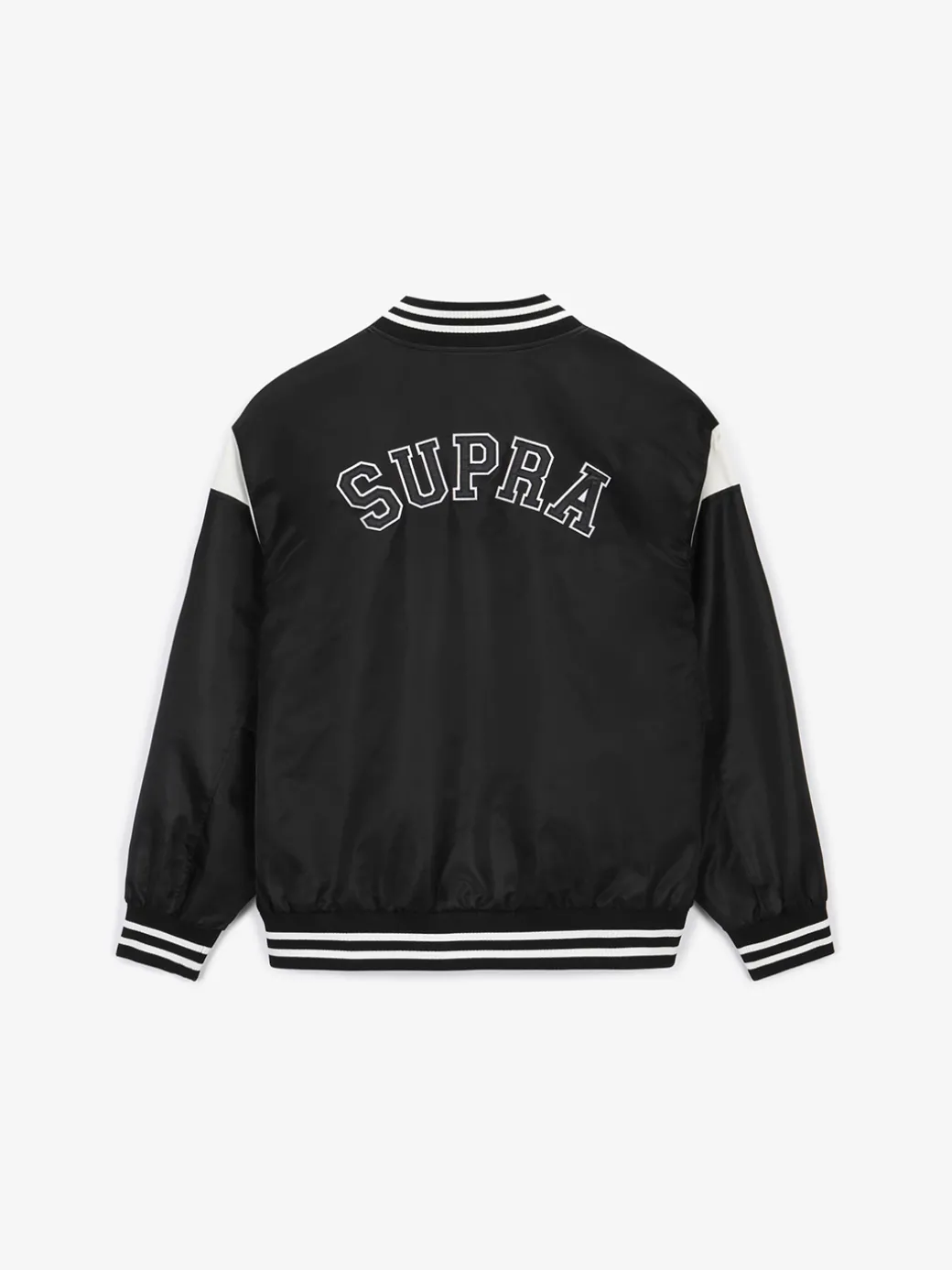 VARSITY SHOULDER BLOCK NYLON VARSITY JACKET