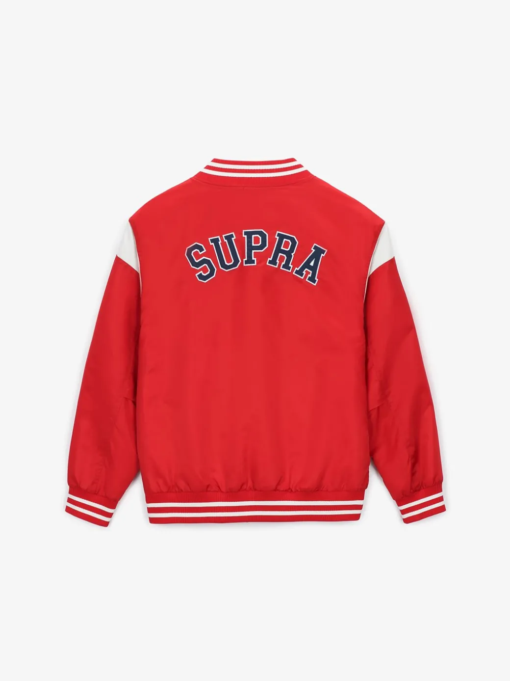 VARSITY SHOULDER BLOCK NYLON VARSITY JACKET