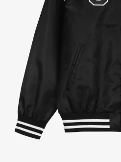 VARSITY SHOULDER BLOCK NYLON VARSITY JACKET