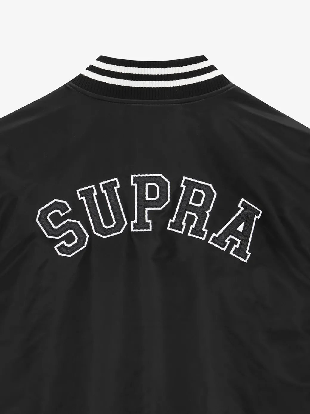 VARSITY SHOULDER BLOCK NYLON VARSITY JACKET