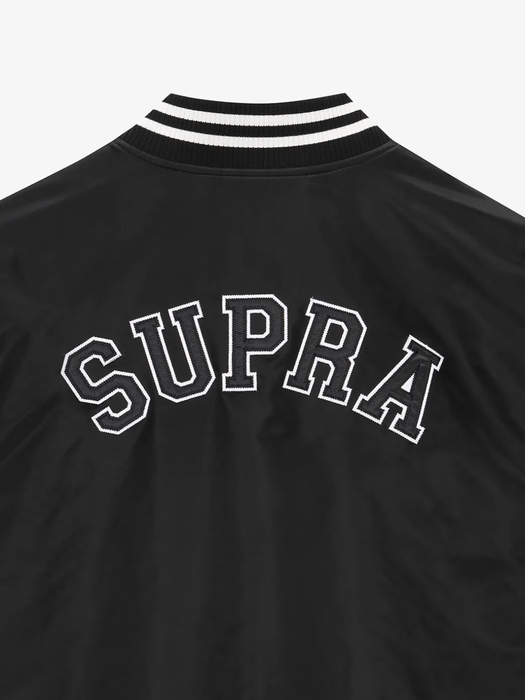 VARSITY SHOULDER BLOCK NYLON VARSITY JACKET