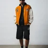 VARSITY SIMPLE S LOGO WOOL VARSITY JACKET
