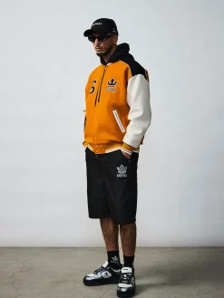VARSITY SIMPLE S LOGO WOOL VARSITY JACKET