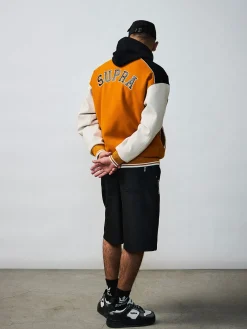 VARSITY SIMPLE S LOGO WOOL VARSITY JACKET