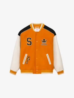 VARSITY SIMPLE S LOGO WOOL VARSITY JACKET