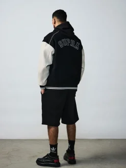 VARSITY SIMPLE S LOGO WOOL VARSITY JACKET
