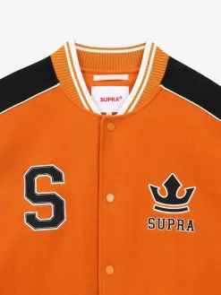 VARSITY SIMPLE S LOGO WOOL VARSITY JACKET