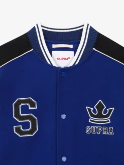 VARSITY SIMPLE S LOGO WOOL VARSITY JACKET