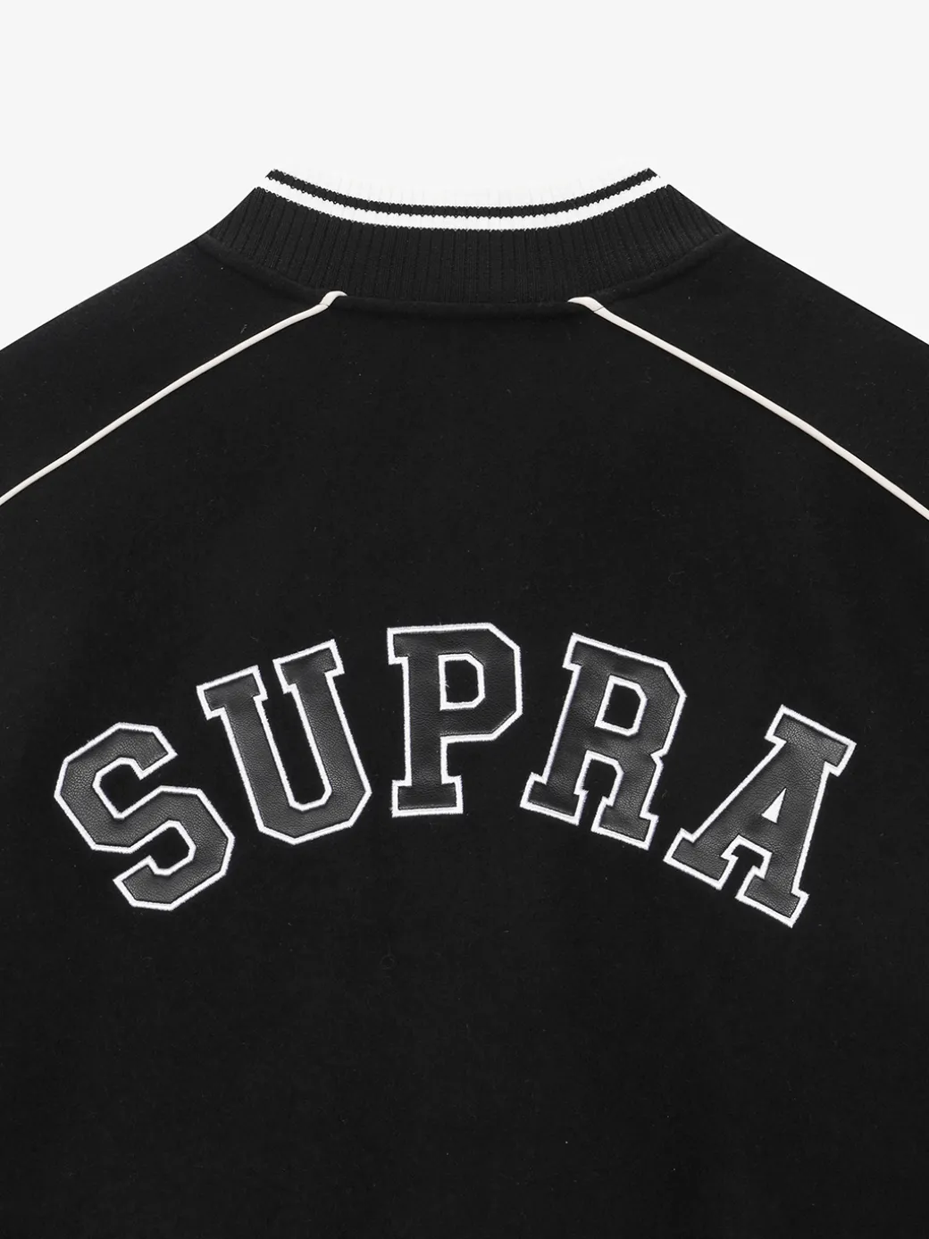 VARSITY SIMPLE S LOGO WOOL VARSITY JACKET