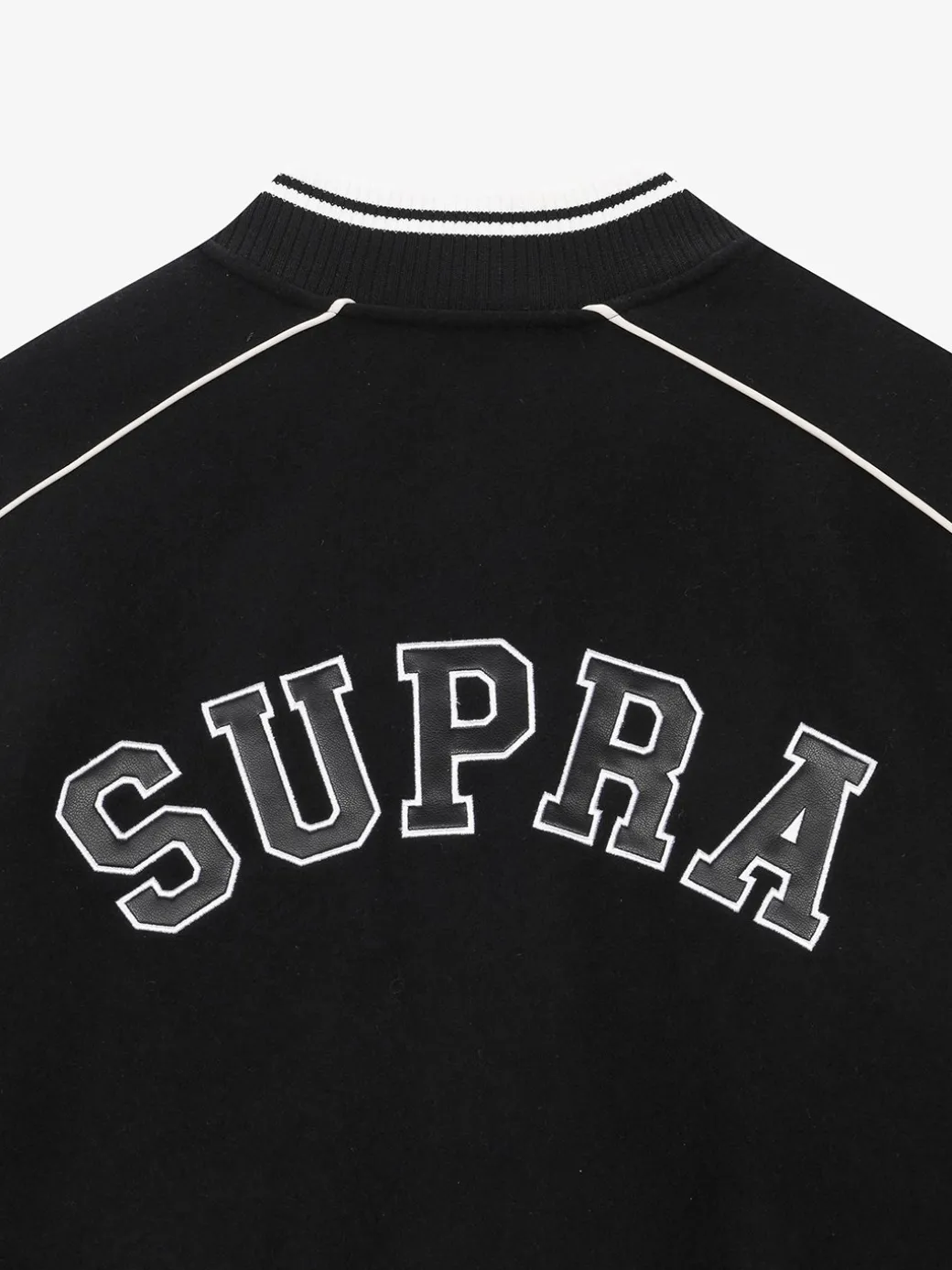 VARSITY SIMPLE S LOGO WOOL VARSITY JACKET