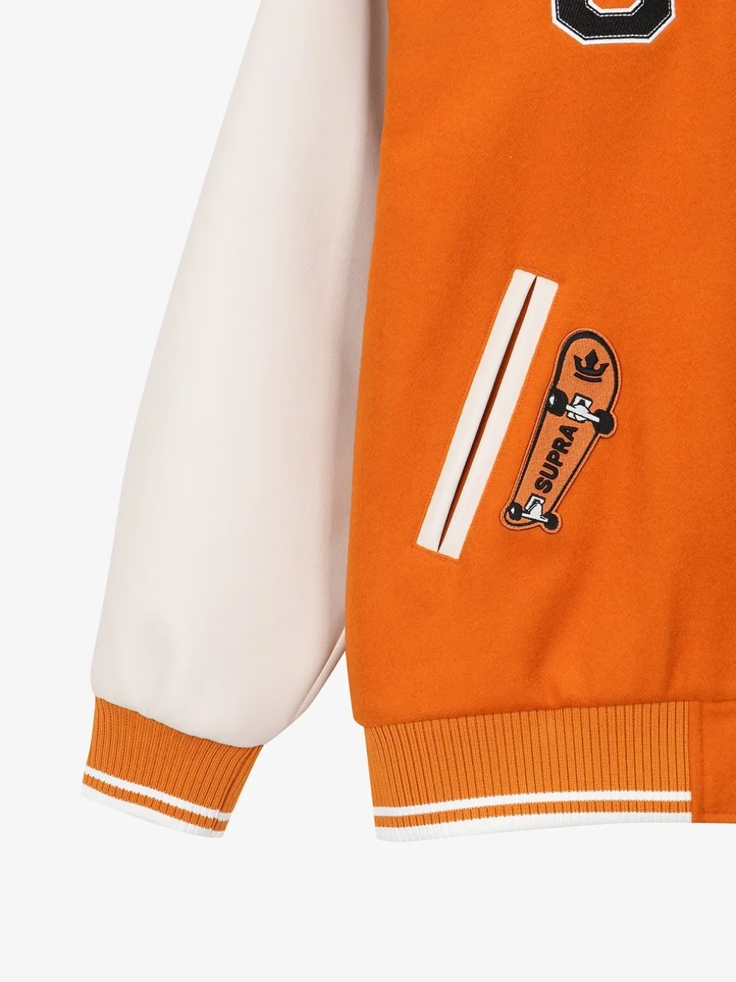 VARSITY SIMPLE S LOGO WOOL VARSITY JACKET