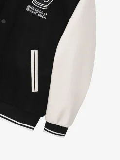 VARSITY SIMPLE S LOGO WOOL VARSITY JACKET