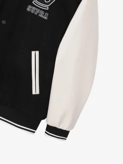 VARSITY SIMPLE S LOGO WOOL VARSITY JACKET