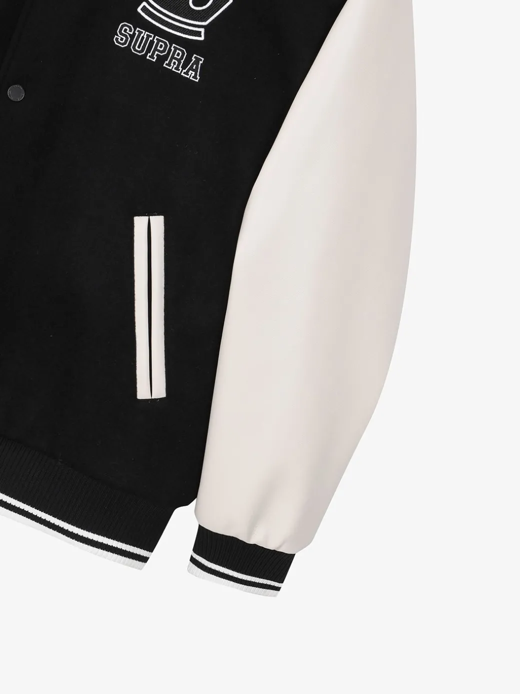 VARSITY SIMPLE S LOGO WOOL VARSITY JACKET