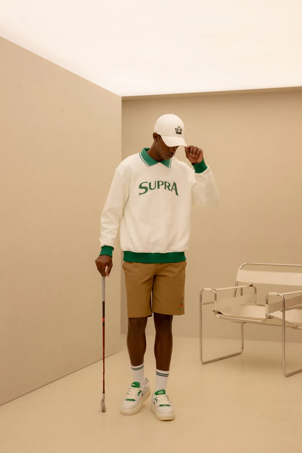 VARSITY STRUCTURED CROWN LOGO CAP