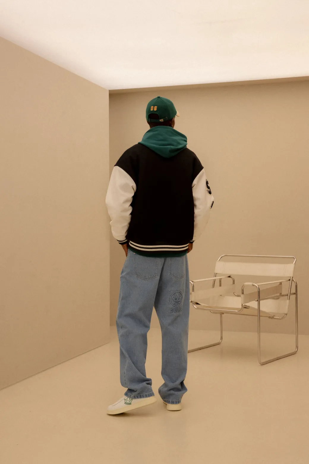 VARSITY UNSTRUCTURED COLOR BLOCK CAP