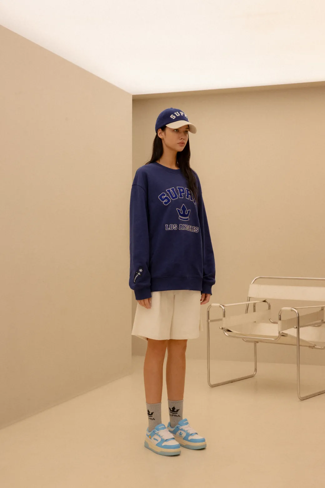 VARSITY UNSTRUCTURED COLOR BLOCK CAP