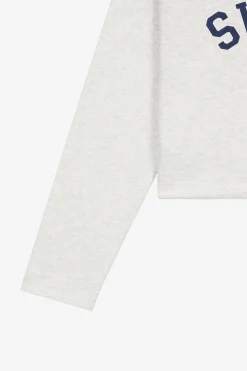VARSITY WOMEN ARCH LOGO CROP SWEATSHIRTS